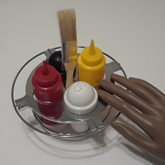 Condiments Mini 6PC Set for Picnic/BBQ - Picture 3 of 16